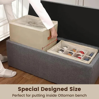 12-Grid Fabric Shoe Organizer