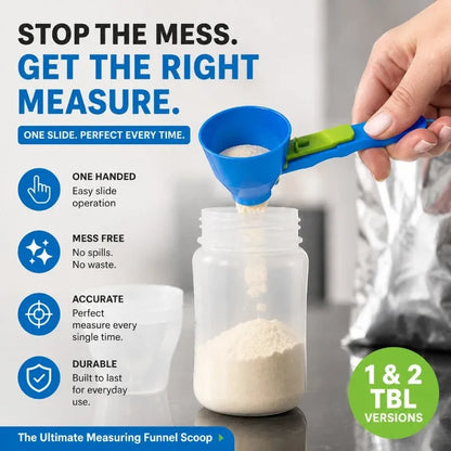 2-in-1 Slide Scoop Funnel